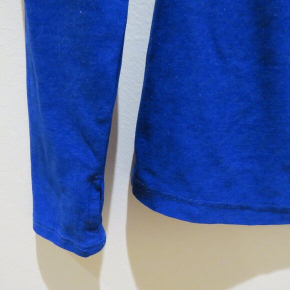 BEYOND YOGA Featherweight Classic Crew Top in Royal Blue Athleisure Gym - Size M - Picture 5 of 13